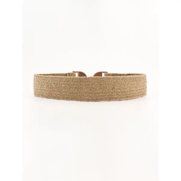 Modern Alloy Buckle Elastic Belt