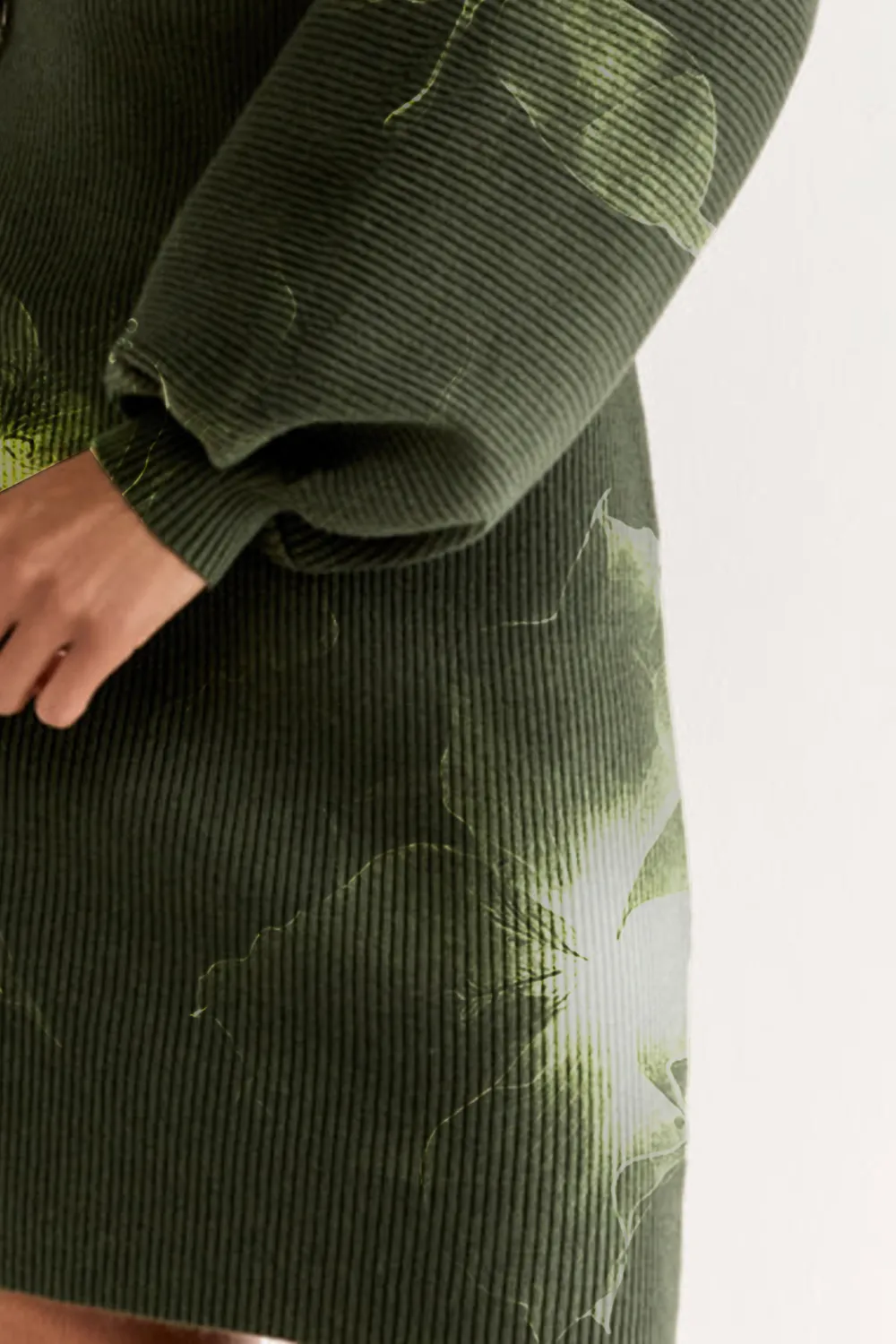 Maria Balloon Sleeve Sweater Dress
