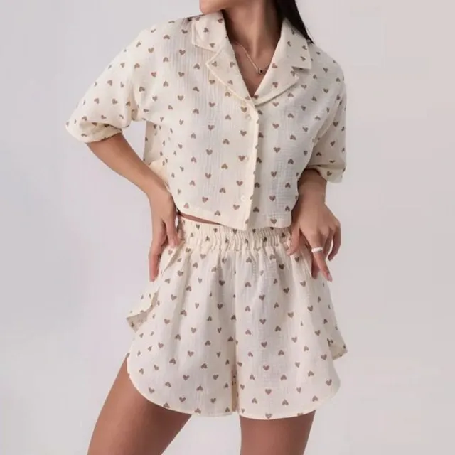 Short Sleeve Pajama With Set