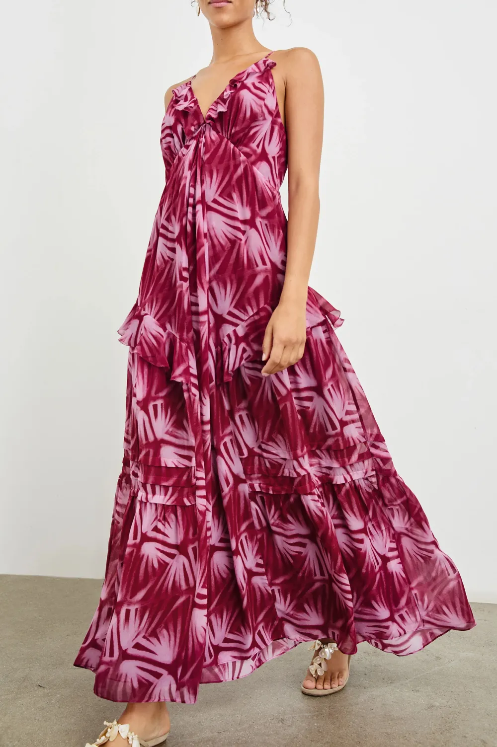 Gossamer Frilled Long Dress