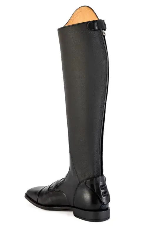 Versatile Zip Leather Riding Boots