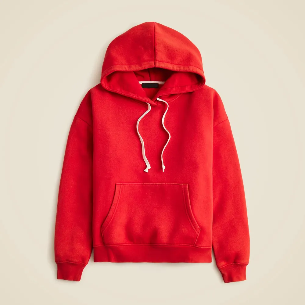 Plain fleece hoodie