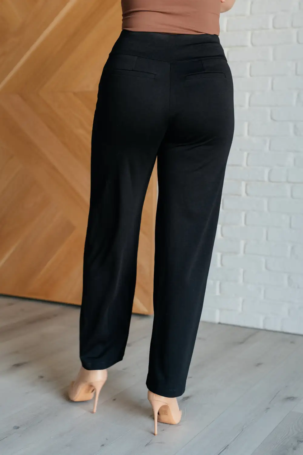 Magic Wide Leg Pants In Black