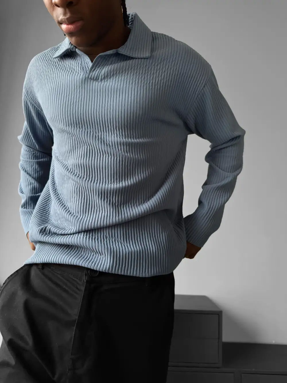Laidback Relaxed Ribbed Sweater
