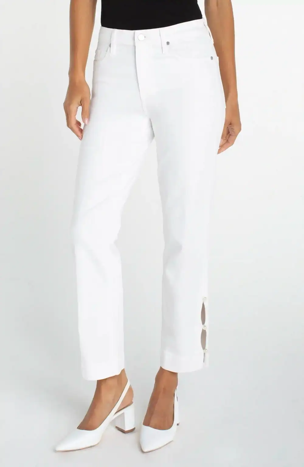 High Rise Ankle Length Jeans