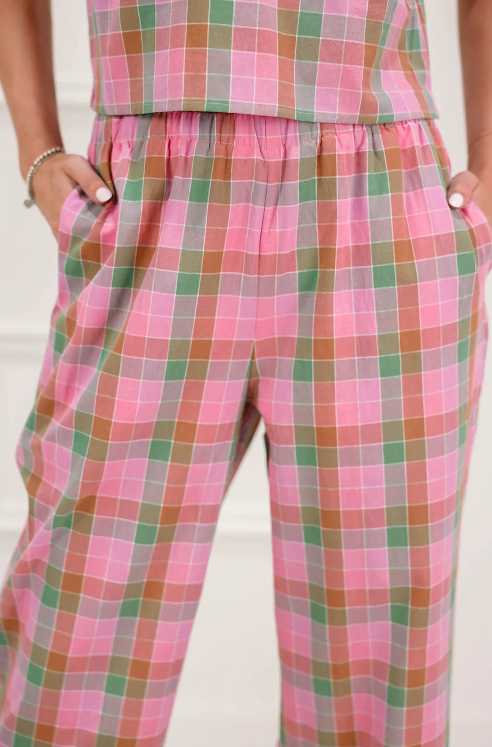 Textured Ensemble Pants Set