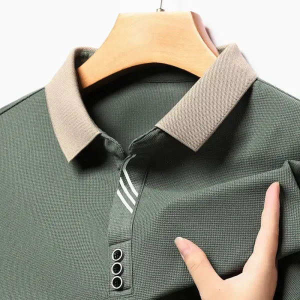 Tailored Long Sleeve Polo