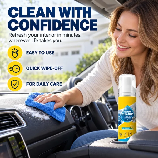 Car Interior Foam Cleaner – No-Rinse Formula