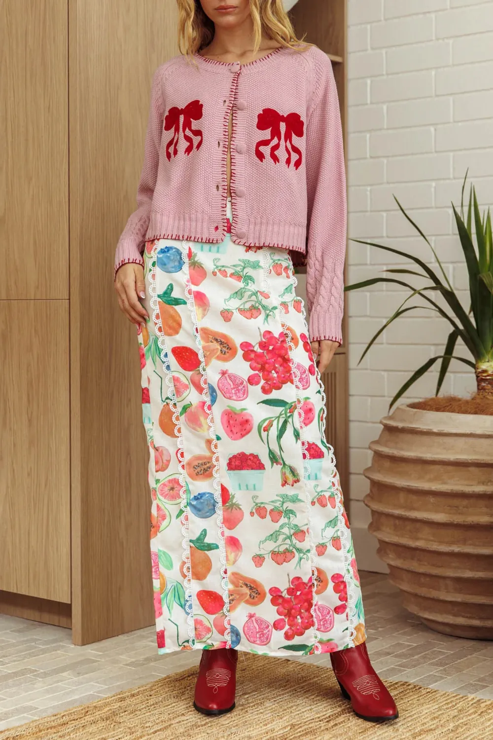 Cute Cartoon Butterfly Print Ladies Jacket