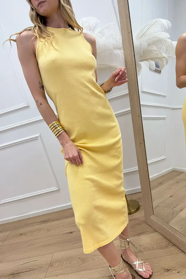 Easy Drape Midi Dress