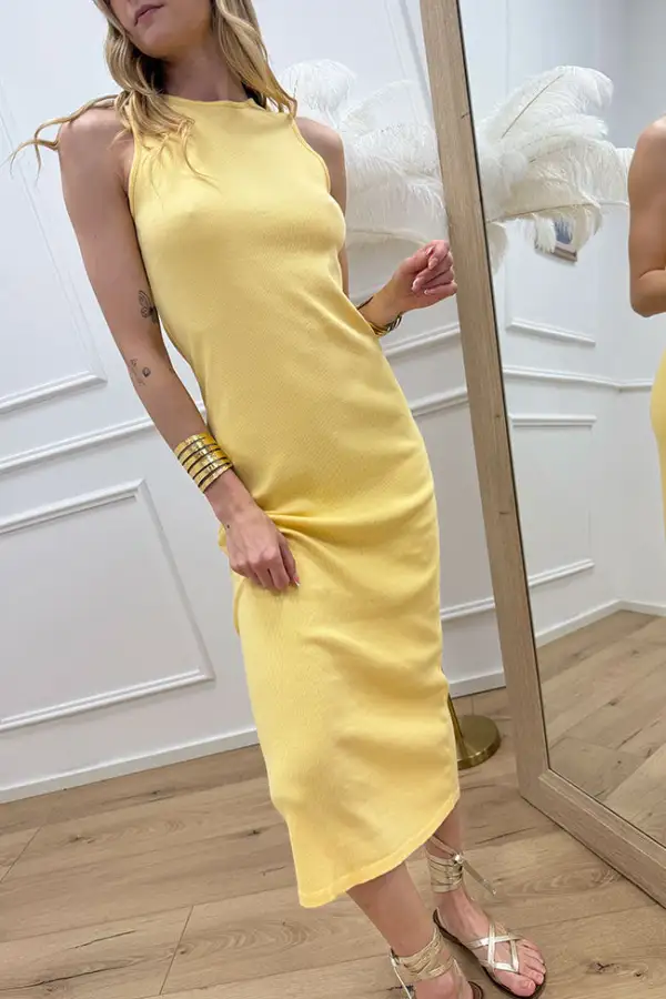 Easy Drape Midi Dress