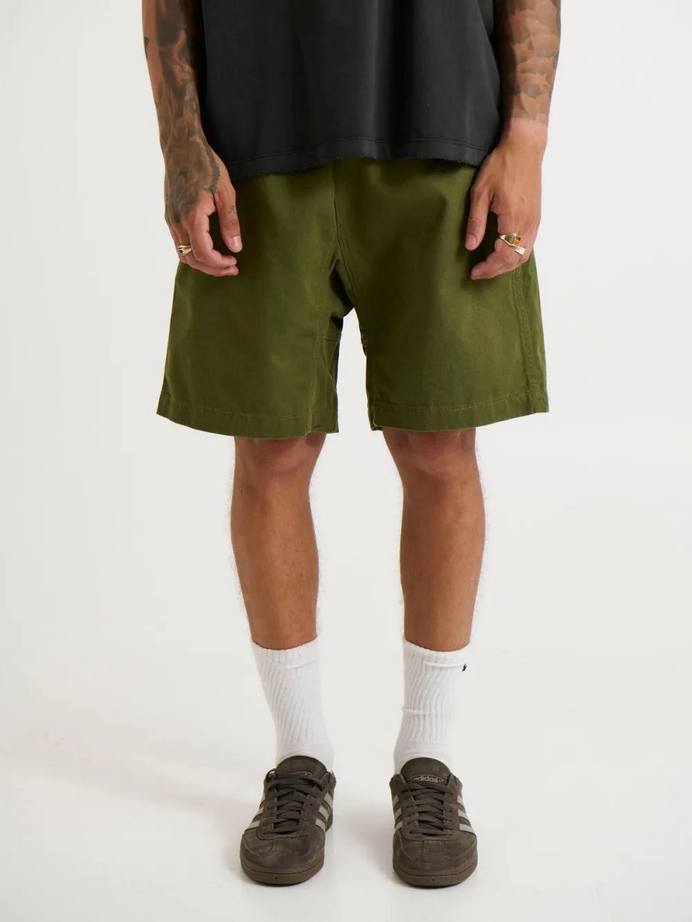 Casual And Comfortable Army Green Shorts