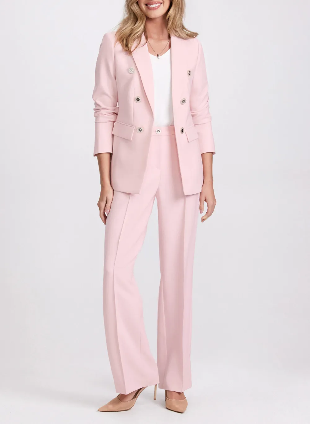 Pink Feminine Style Blazer