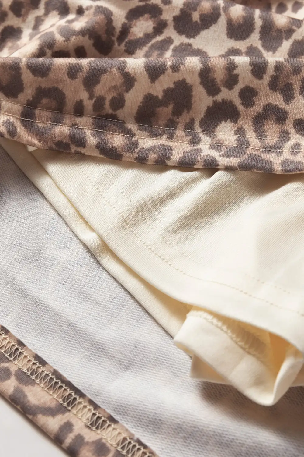 Easygoing V Neck Printed Detail Coordinated Set