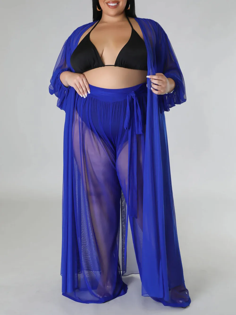 Women'S Fashion Plus-Size Tulle Suit