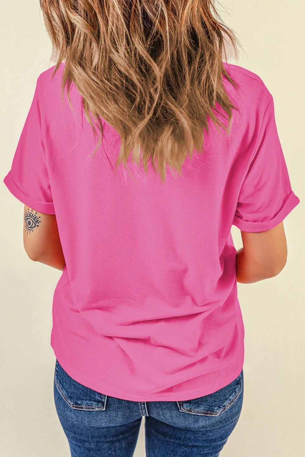 Sachet Flag Pattern Boots Tee