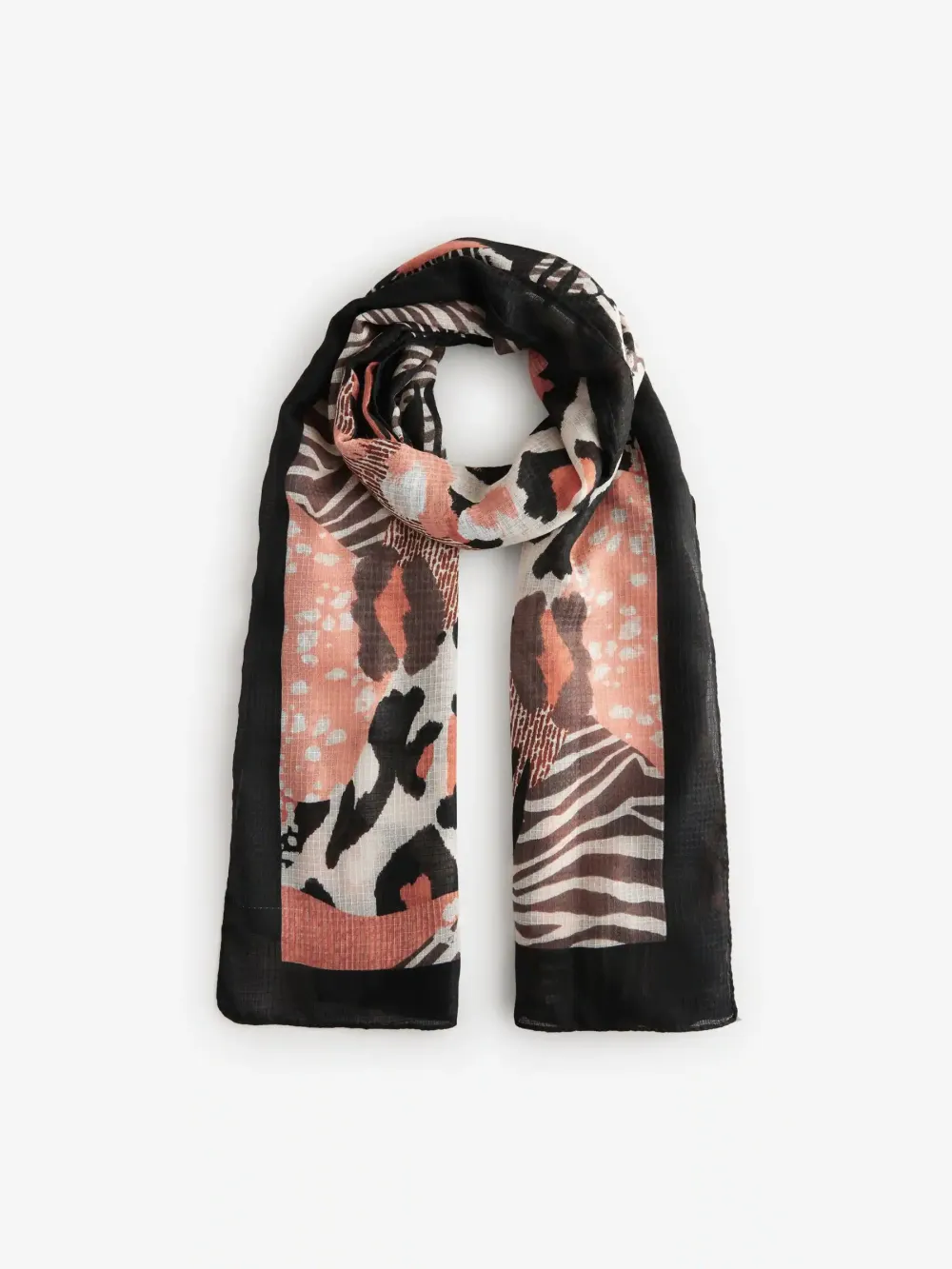 Animal Print Lightweight Scarf