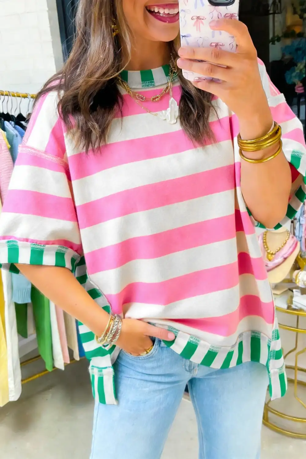 Airy Western Relaxed Top