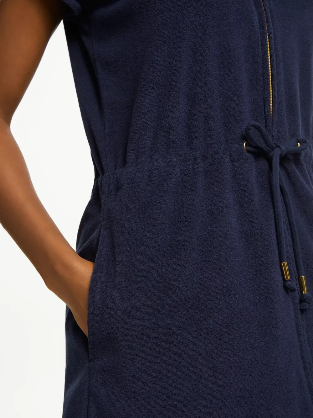 Zip Towelling Dress