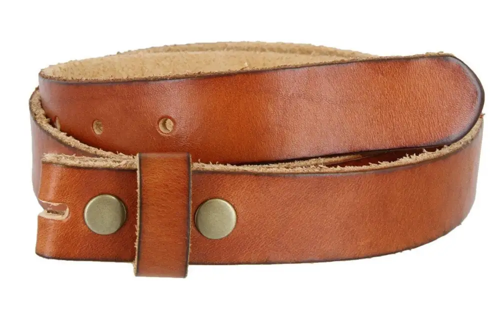 Croc Leather Belt Strap