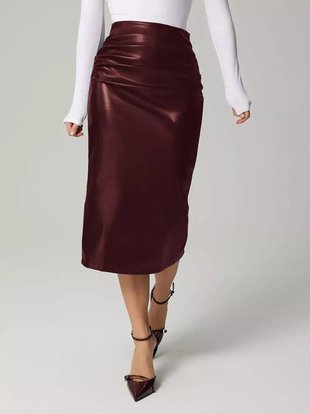 Side Slit Slit Skirt