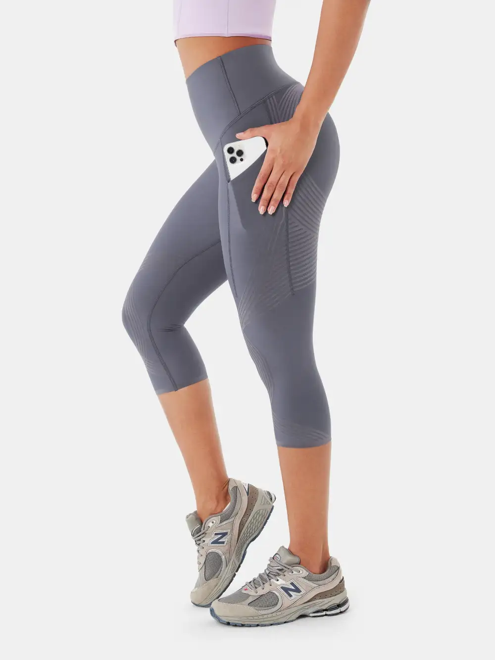 Body Sculpt Side Pocket Capri Leggings