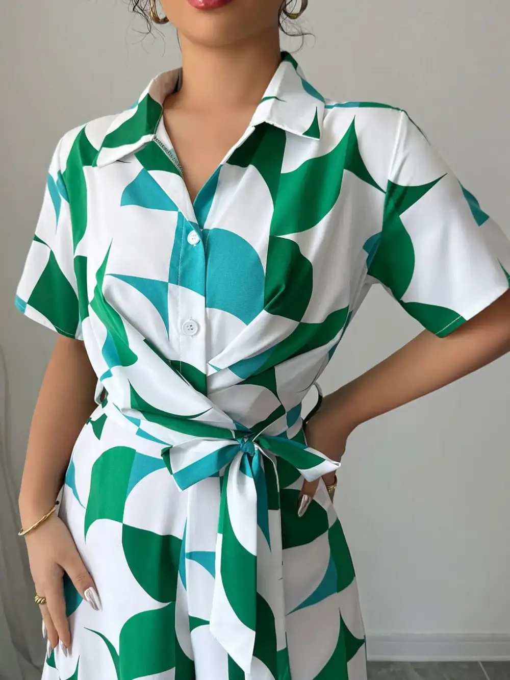 Everyday Wide Leg Printed Jumpsuit