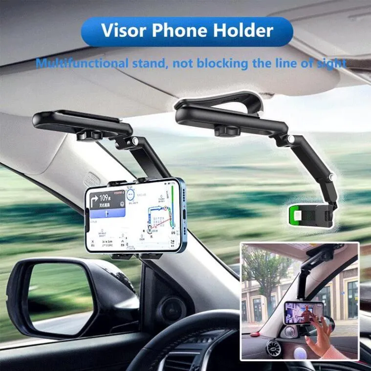 Multi functional mobile phone holder for cars