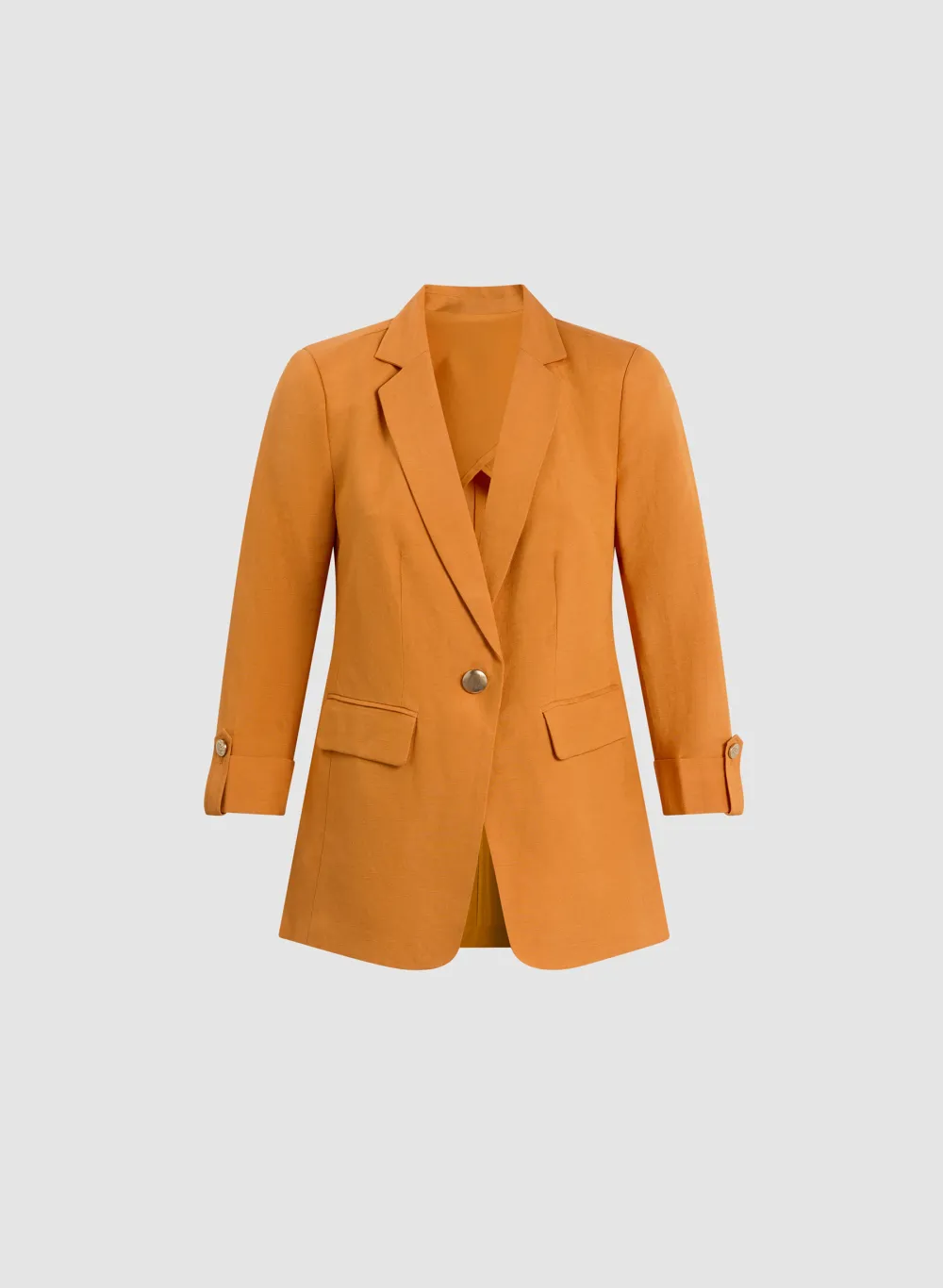 Ivory Linen Blend Blazer