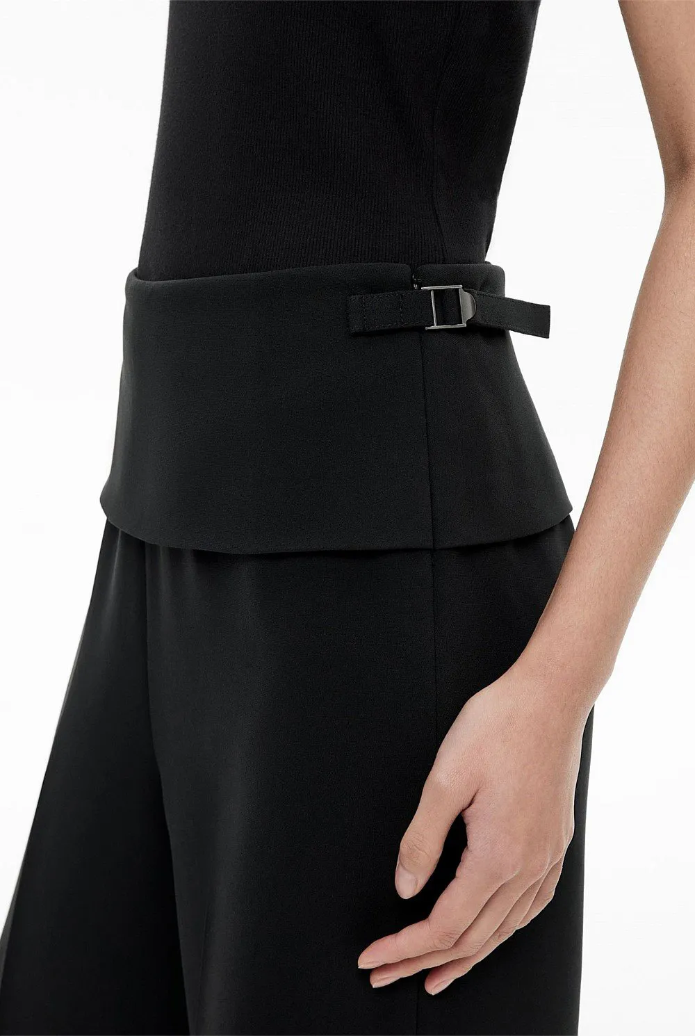 Relaxed Wide-Leg Pants With Pleats For Women