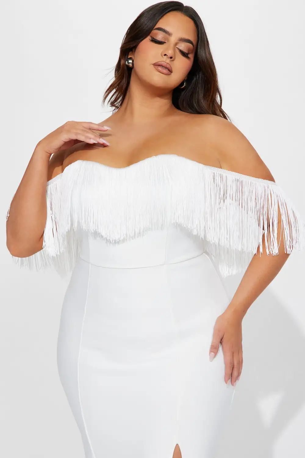 Stallion Bandage Maxi Dress - White