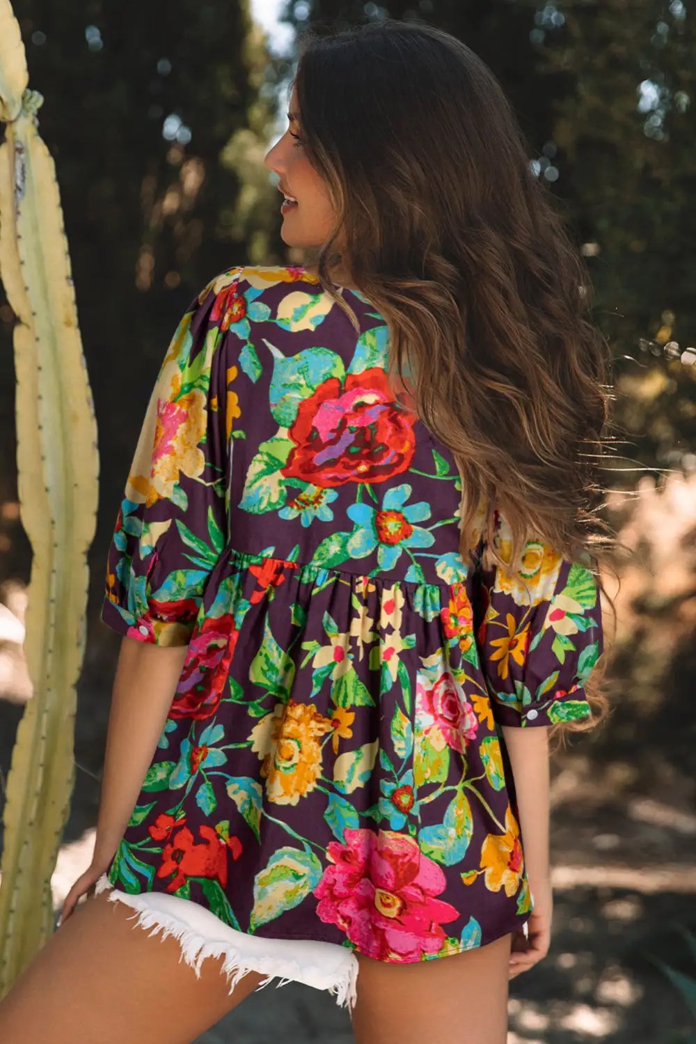 Floral Embroidered Blouse