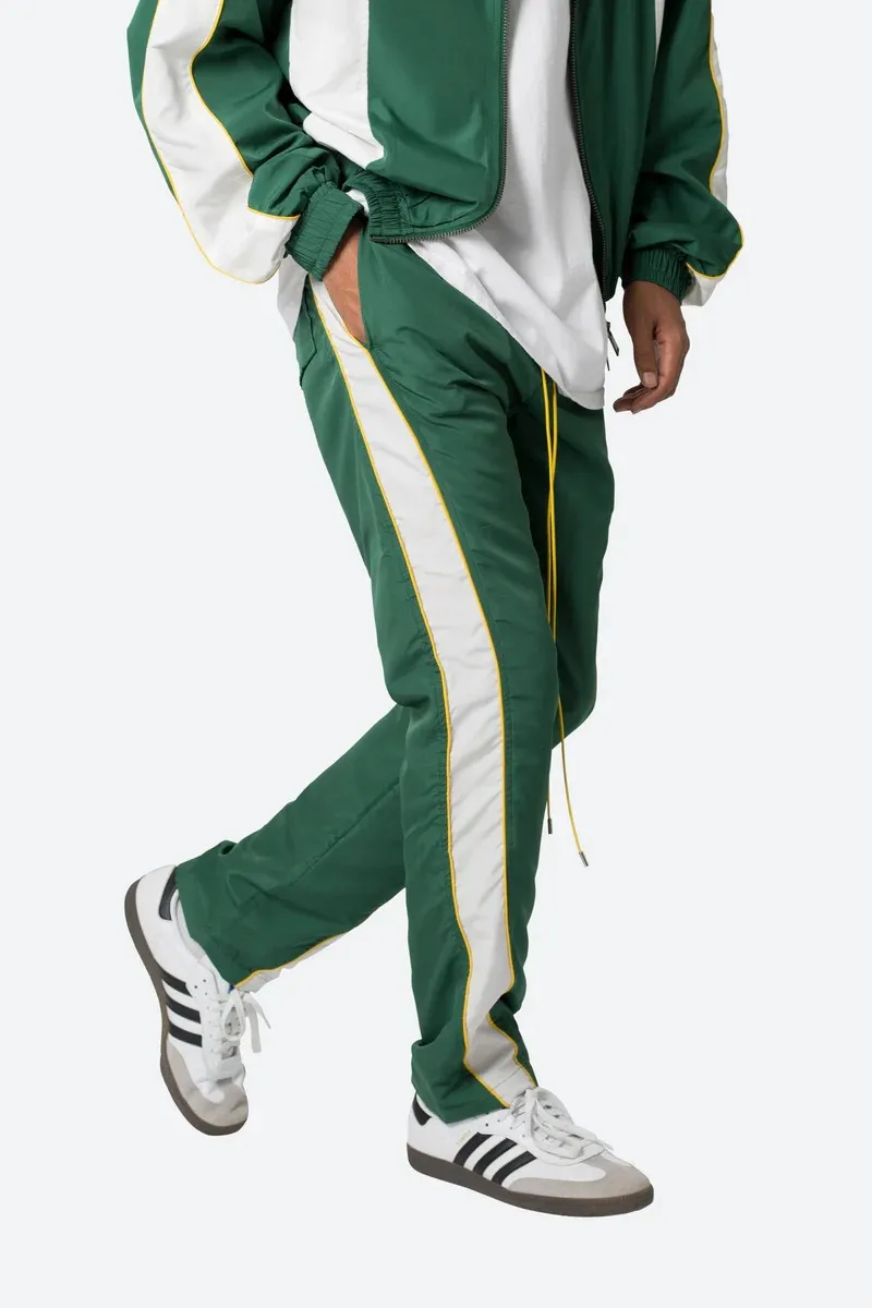GREEN STRIPE ACCENTED SWEATPANTS