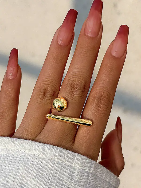 Geometric Casual Ring