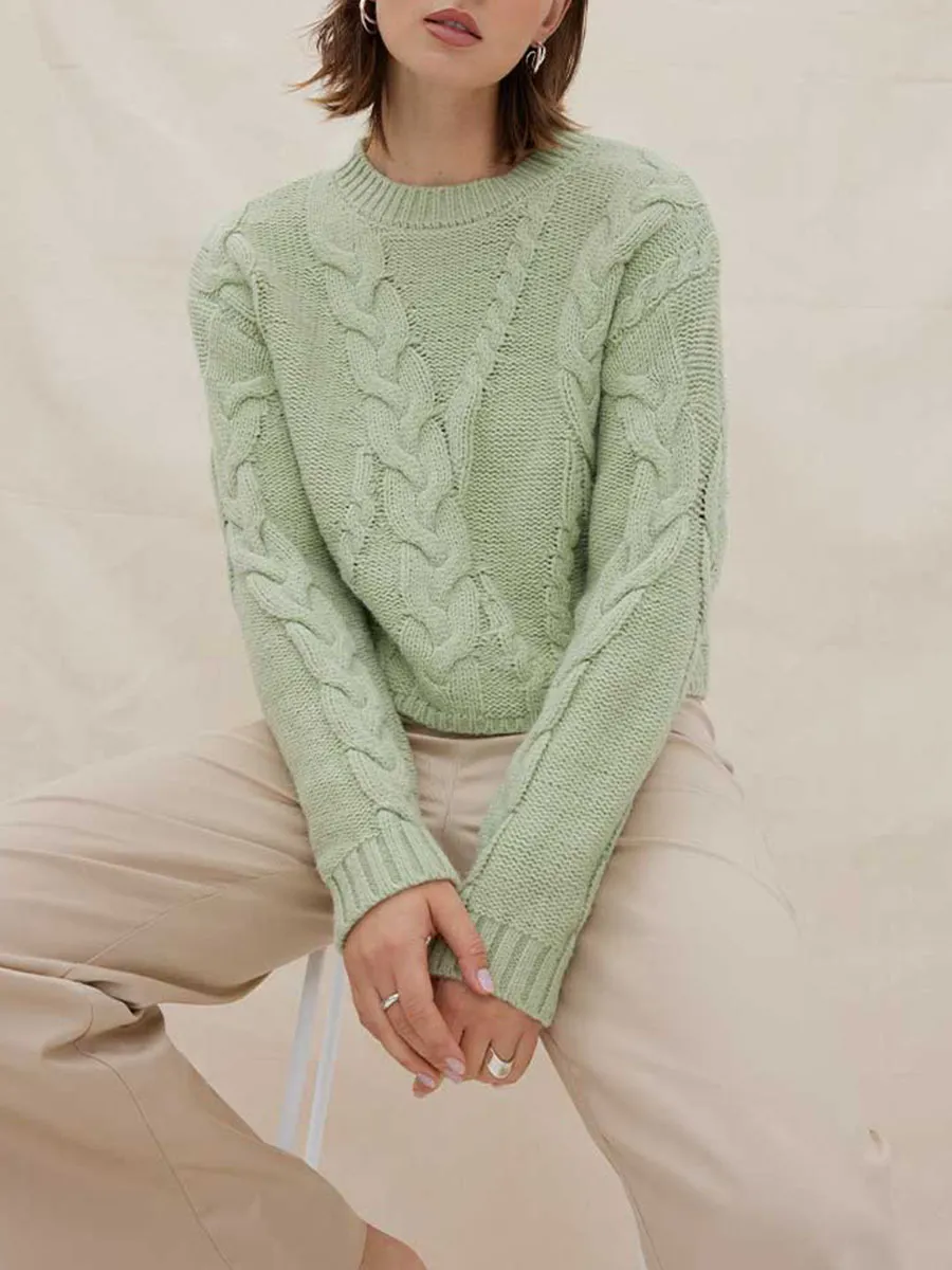 Dropped Shoulder Relaxed Fit Sweater