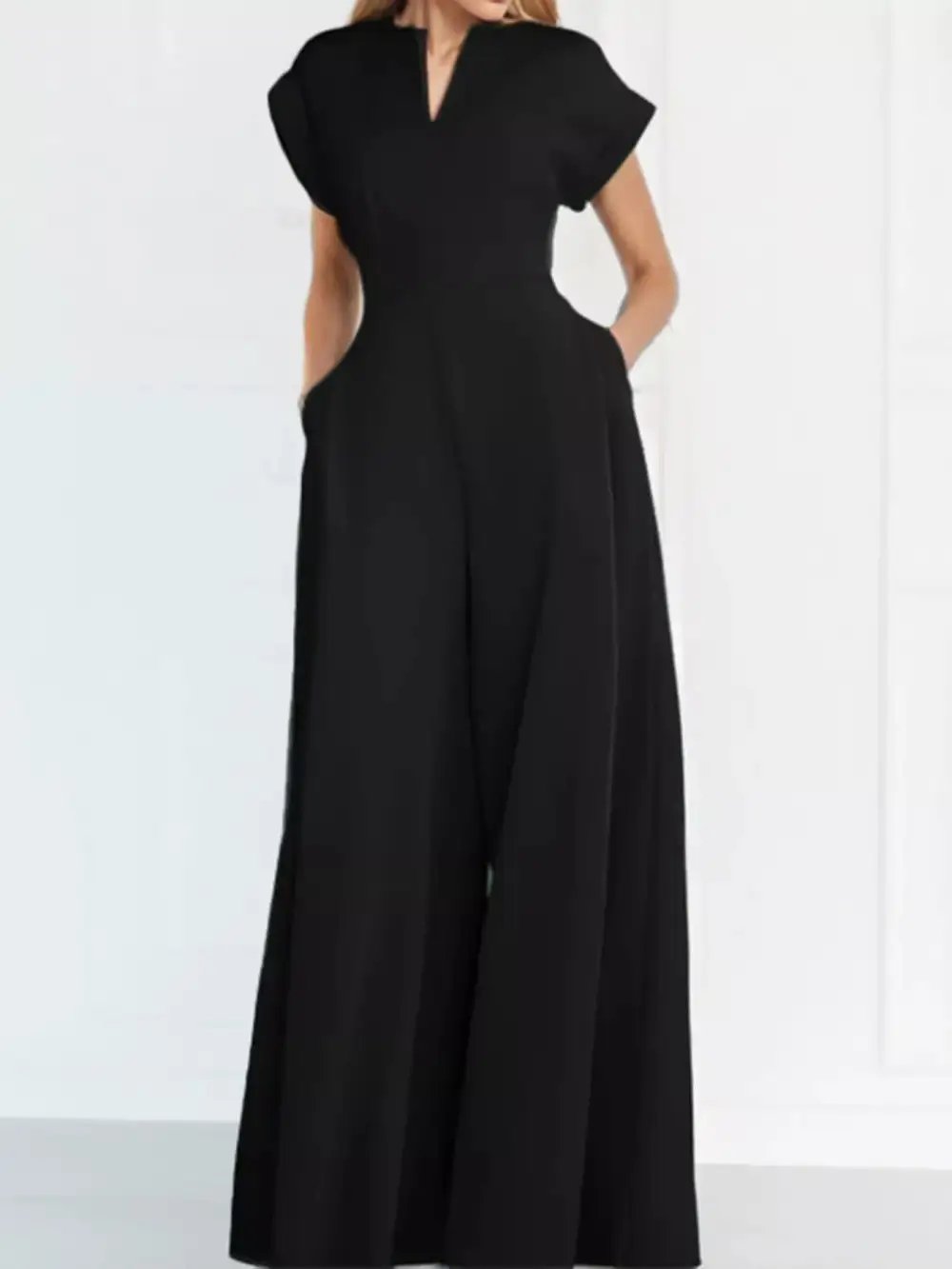 Wide Leg Full Jumpsuit
