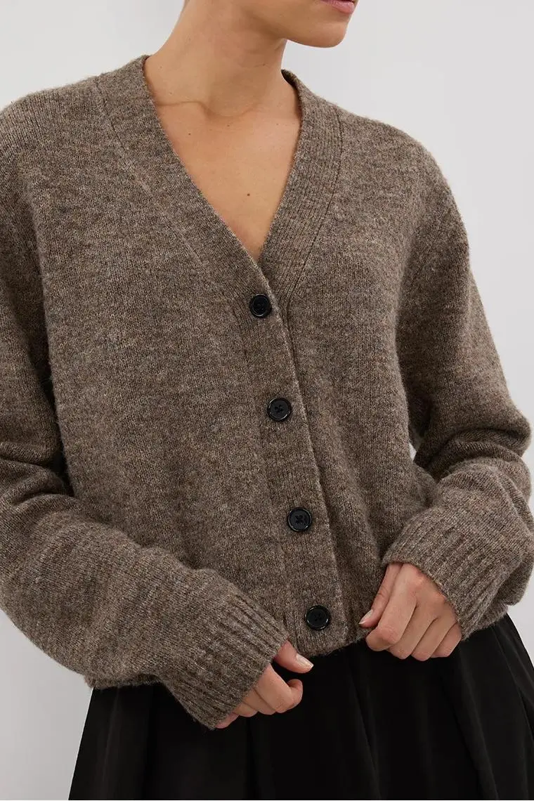 MARLE KNIT CARDIGAN