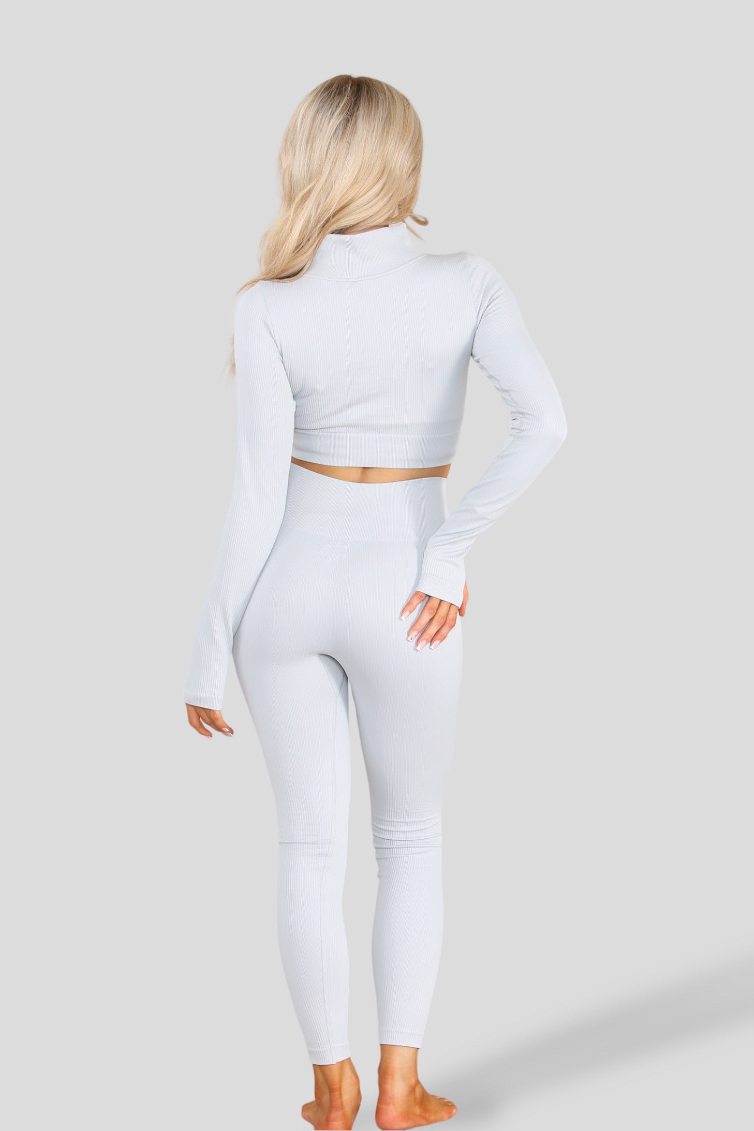 Ribbed Zip Top & Leggings Active Set - Gwen