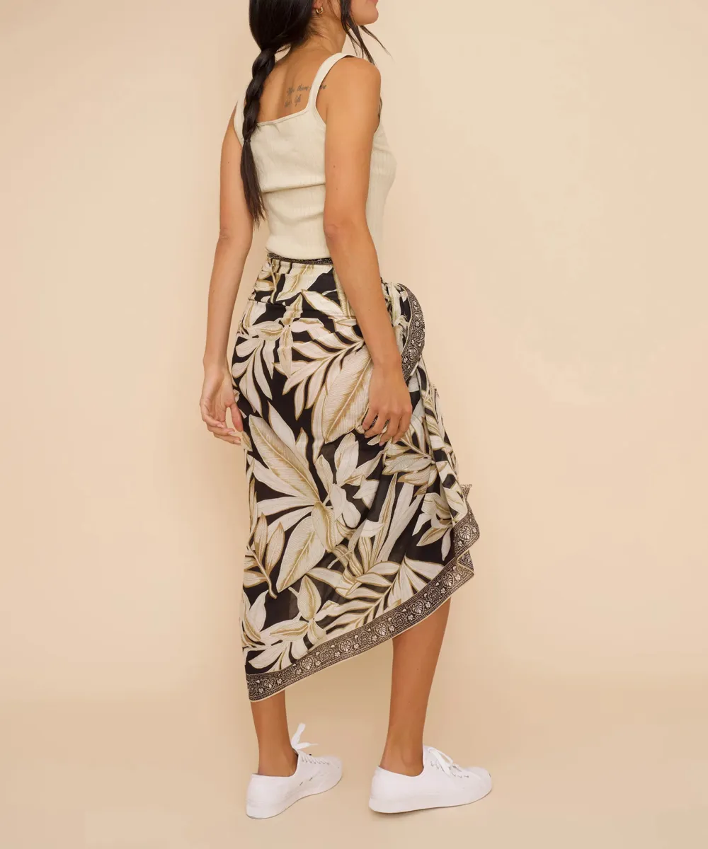 Art Graphic Casual Style Wrap