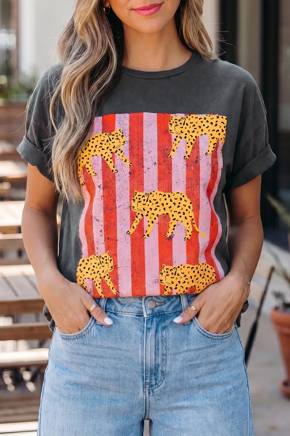 Airy Bloom Relaxed Top