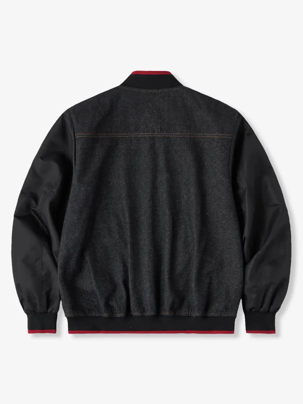 Men's Denim Bomber Jacket