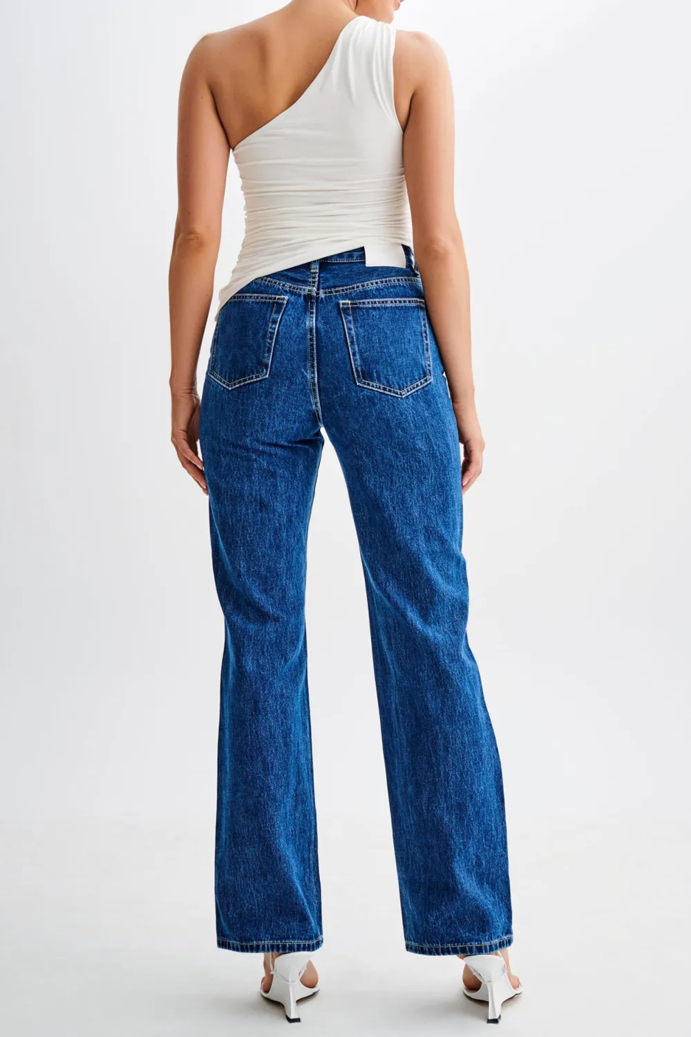 One Shoulder Modal Asymmetric Top