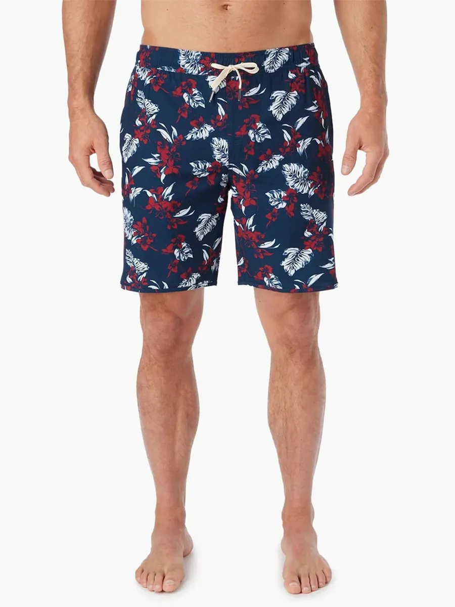 Men's floral beach shorts