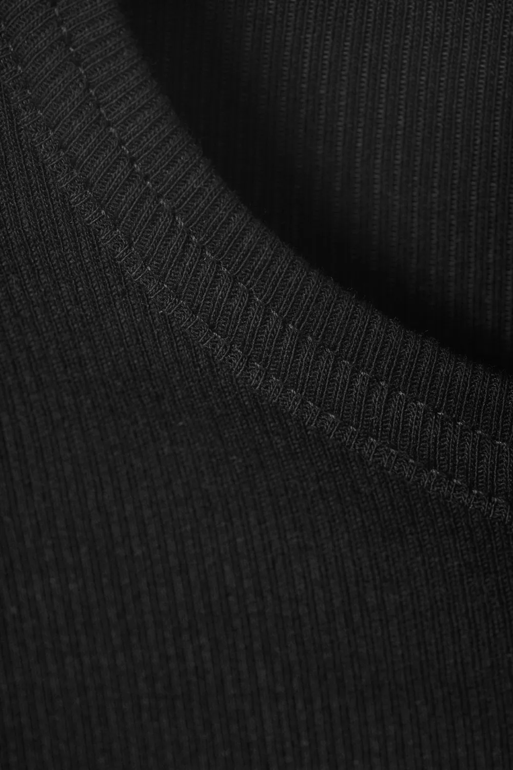 Ribbed Short Sleeve T-Shirt