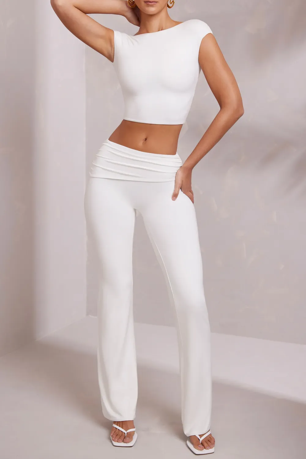 Women's Soft Modal Slim Straight Trousers