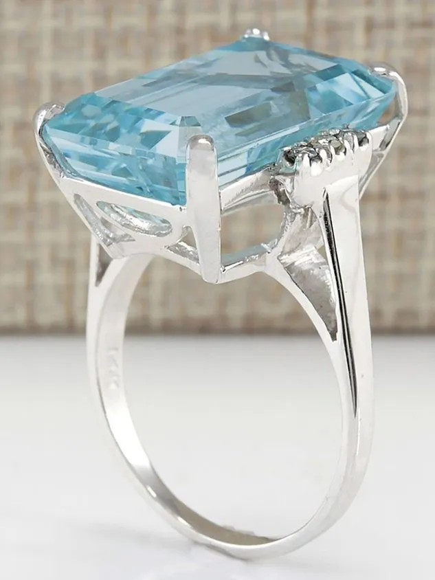 Sapphire Zircon Ring