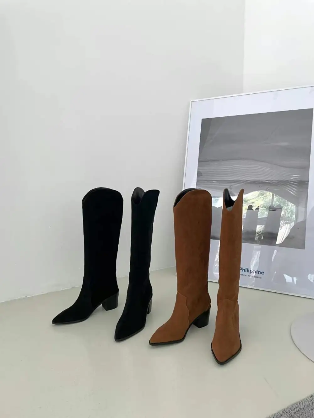 Understated Faux Suede Everyday Boots