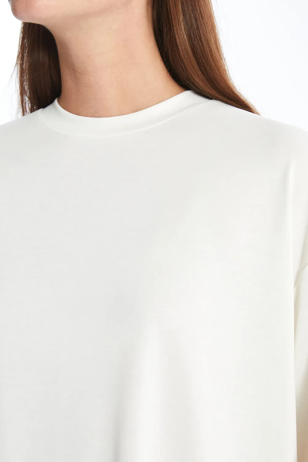 Modal Blended Women's Loose Short Sleeves