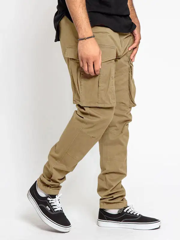 Utility Pocket Detail Everyday Pants