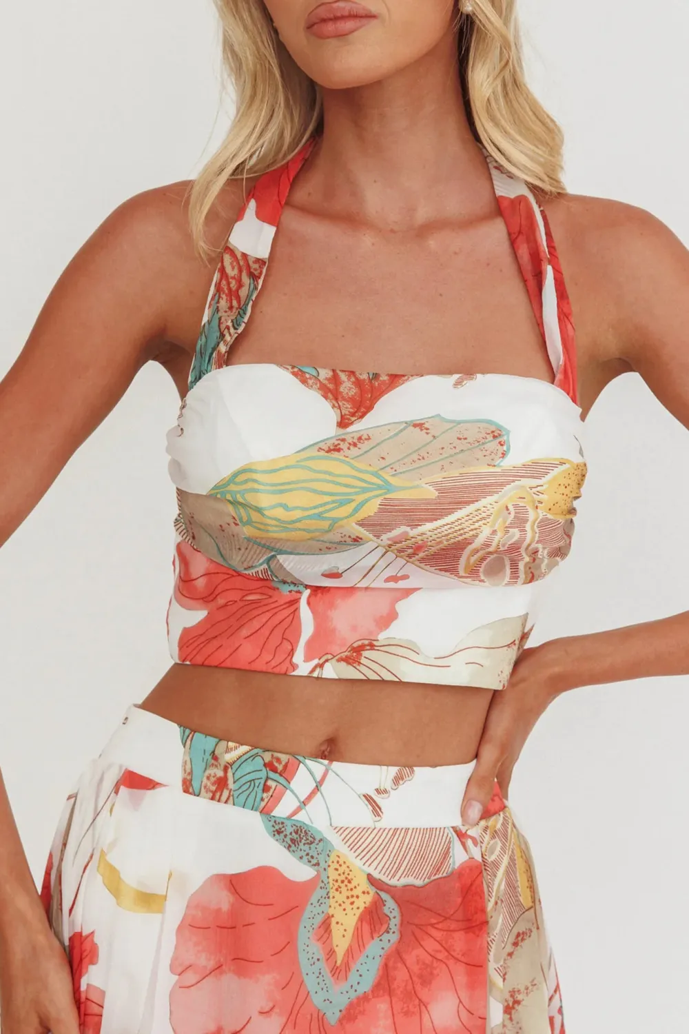 Women's Short Art Print Top